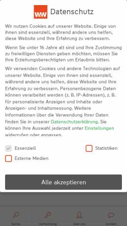 Vorschau der mobilen Webseite www.ronnyalbert.de, Immobilien-Bezirksleiter Ronny Albert