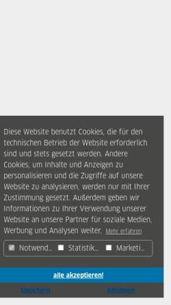 Vorschau der mobilen Webseite www.buehrer-wehling.de, Bührer und Wehlung Projekt GmbH