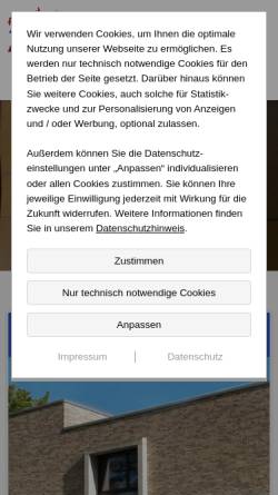Vorschau der mobilen Webseite www.thschmidt-bedachungen.de, Dachdeckermeisterbetrieb Thorsten Schmidt