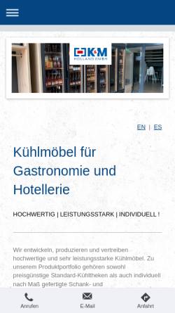 Vorschau der mobilen Webseite kmholland.de, K. & M. Holland GmbH