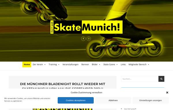 Vorschau von www.skatemunich.de, SkateMunich! e.V.