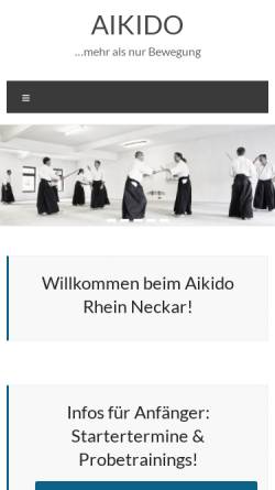 Vorschau der mobilen Webseite www.ki-aikido-mannheim.de, Ki-Aikido-Heidelberg-Mannheim