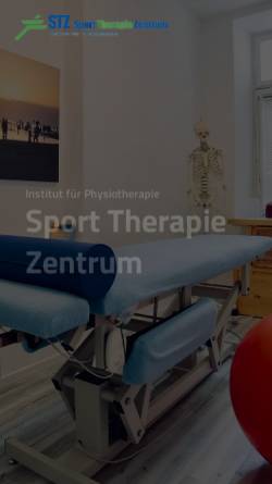 Vorschau der mobilen Webseite www.stz-muenchen.de, Sporttherapiezentrum Enkelmann