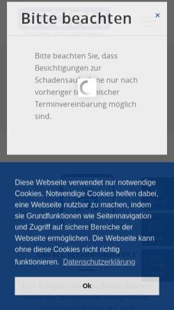 Vorschau der mobilen Webseite www.stoerk-gmbh.de, Störk Karosseriebau GmbH