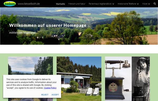 Vorschau von home.saxonia.net, Ferienhaus Vogtlandblick