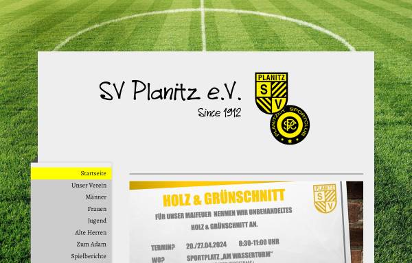 Vorschau von www.sv-planitz.de, SV Planitz e.V.
