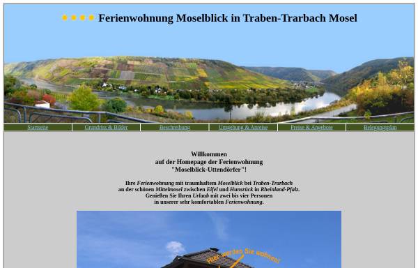 Vorschau von www.ferienwohnung-traben-trarbach-mosel.de, Ferienwohnung Moselblick-Uttendoerfer