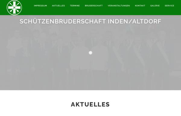 Vorschau von schuetzen-online.de, Schützenbruderschaft Sankt Sebastianus und Sankt Pankratius Inden/Altdorf e.V.