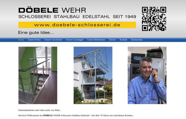 Vorschau von www.doebele-schlosserei.de, Schlosserei Döbele GmbH