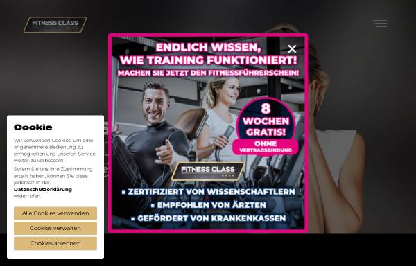 Vorschau von www.fitness-class.de, Fitness Class