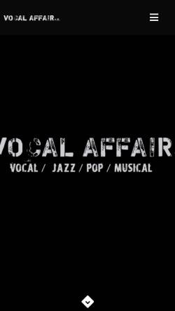 Vorschau der mobilen Webseite www.vocal-affair.de, Vocal-Affair
