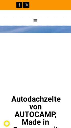 Vorschau der mobilen Webseite www.autocamp.de, Autocamp