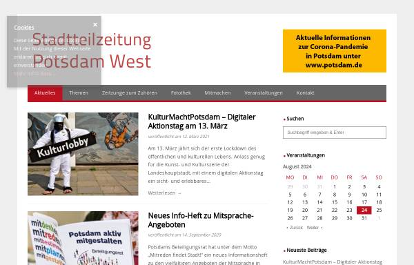 Vorschau von www.potsdam-west.de, Call a Pizza Potsdam West