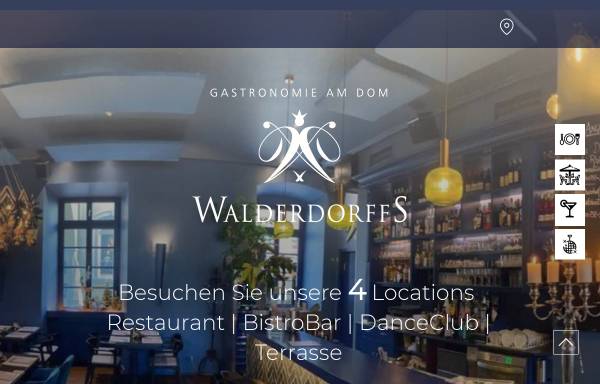 Vorschau von www.walderdorffs.de, Walderdorff's: Café, Club, Vinothek