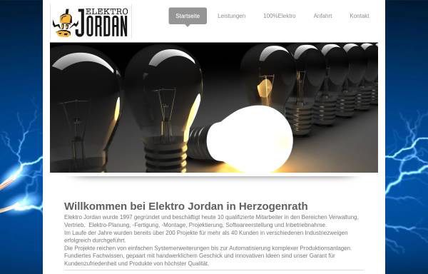 Vorschau von www.jordan-elektro.de, Elektro Jordan, Inh. Herbert Jordan