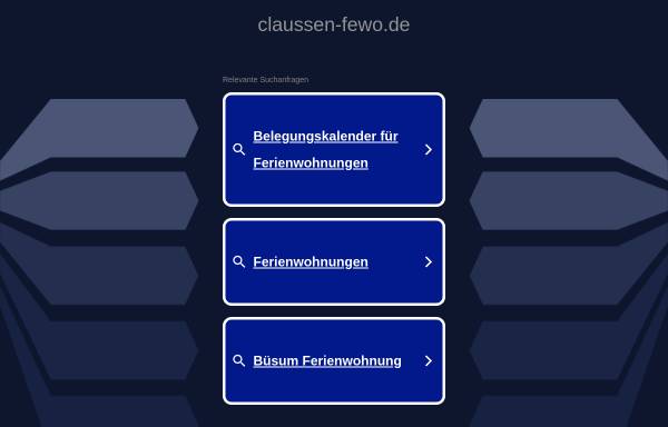 Vorschau von www.claussen-fewo.de, Ferienwohnung Thea Claussen