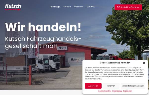Vorschau von kutsch-lkw.de, Kutsch Fahrzeughandels GmbH