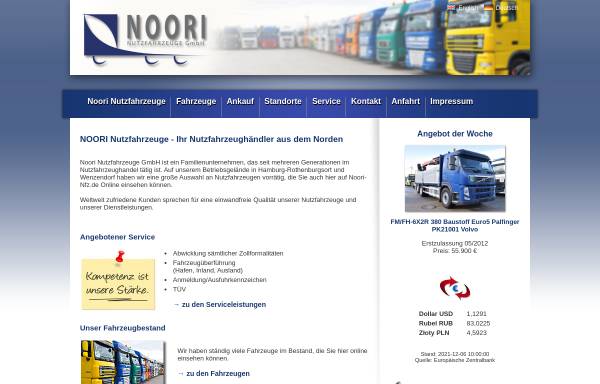 Vorschau von www.noori-nfz.de, Noori Nutzfahrzeuge GmbH
