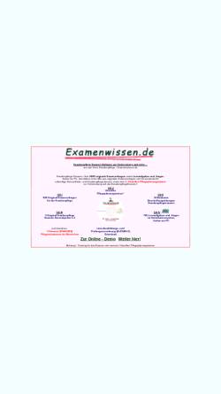 Vorschau der mobilen Webseite www.examenwissen.de, Examensfragen