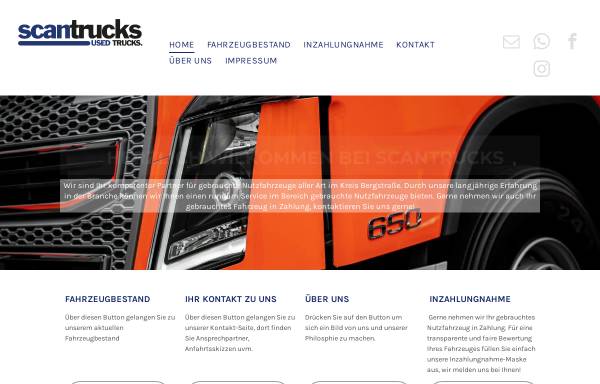 Vorschau von www.scantrucks.com, Scantrucks GmbH & Co. KG