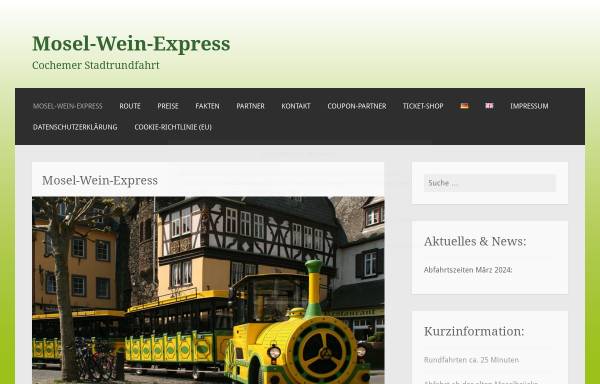 Vorschau von www.mosel-wein-express.de, Mosel - Wein - Express