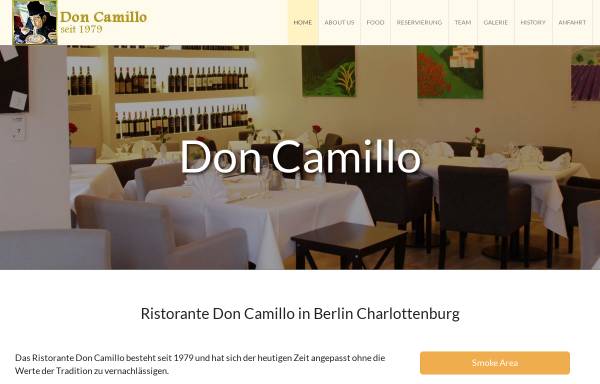 Vorschau von www.don-camillo-berlin.de, Restaurant Don Camillo