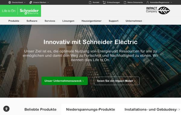 Vorschau von www.schneider-electric.de, Schneider Electric (Schweiz) AG