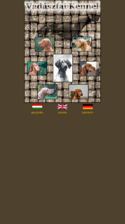 Vorschau der mobilen Webseite www.vadaszfaivizsla.hu, Vadaszfaivizsla