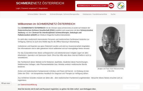 Vorschau von www.schmerznetz.at, Schmerznetz Österreich