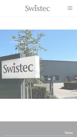 Vorschau der mobilen Webseite www.swistec.de, SWISTEC Gesellschaft für Prozeßrechneranwendungen mbH
