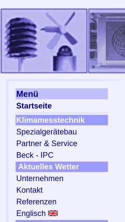 Vorschau der mobilen Webseite www.toss.de, Toss Intelligente Meßtechnik und Automatisierung GmbH
