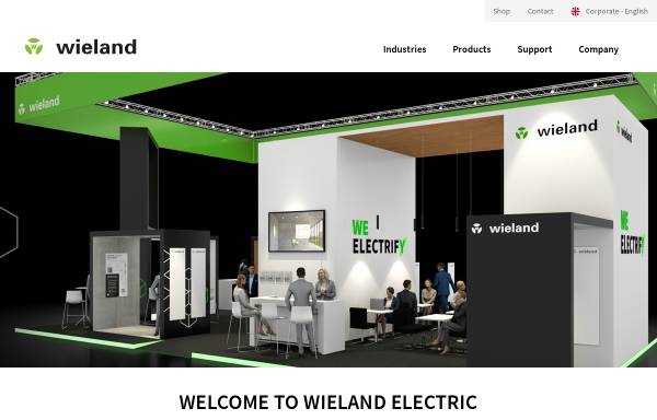 Vorschau von wieland-electric.com, Wieland Electric GmbH