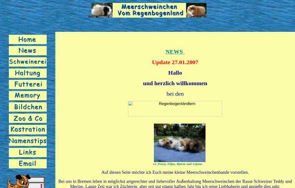 Vorschau von www.nord-com.net, Meerschweinchen vom Regenbogenland
