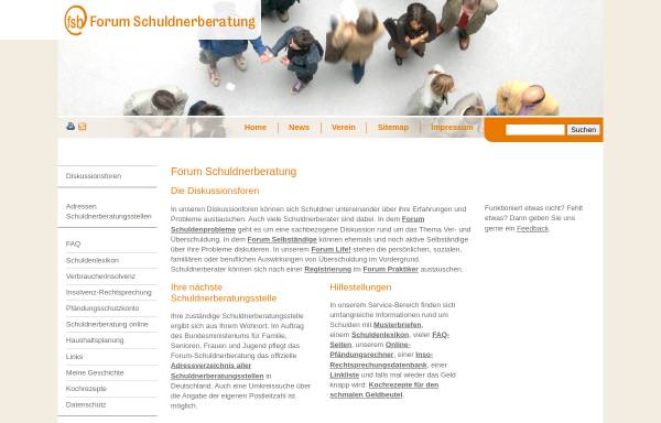 Vorschau von www.forum-schuldnerberatung.de, Forum Schuldnerberatung e. V.