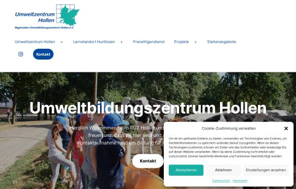Vorschau von www.ruzhollen.de, Regionales Umweltbildungszentrum Hollen e.V.