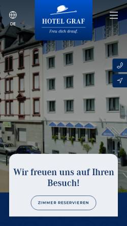 Vorschau der mobilen Webseite www.hotel-graf.de, Hotel Graf GmbH