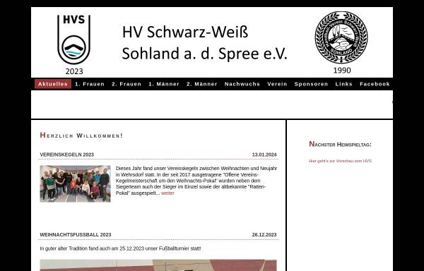 Vorschau von www.handball-sohland-spree.de, HV Sohland Spree