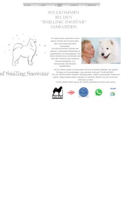 Vorschau der mobilen Webseite www.samojeden.info, Of Smiling Snow Star