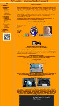 Vorschau der mobilen Webseite www.av-consultant.de, AV-Consultant Raphael Vogt