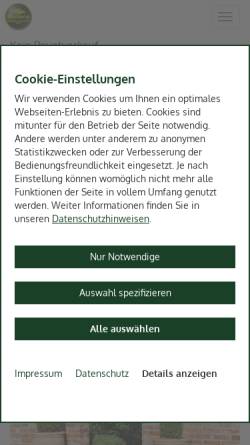 Vorschau der mobilen Webseite www.baumschule-hellwig.de, Baumschule Hellwig