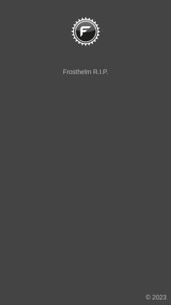 Vorschau der mobilen Webseite www.frosthelm.de, Frosthelm