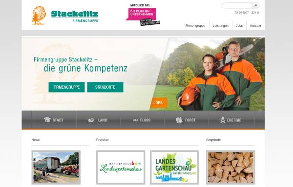 Vorschau von www.stackelitz.de, Landschafts- und Gartenbau Stackelitz GmbH