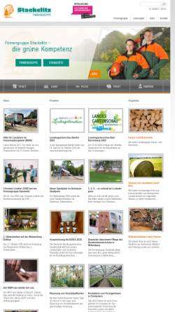 Vorschau der mobilen Webseite www.stackelitz.de, Landschafts- und Gartenbau Stackelitz GmbH