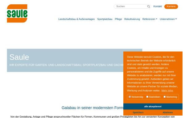 Vorschau von www.saule-galabau.de, Saule Baumschulen