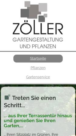 Vorschau der mobilen Webseite www.baumschulen-zoeller.de, Zöller Baumschulen