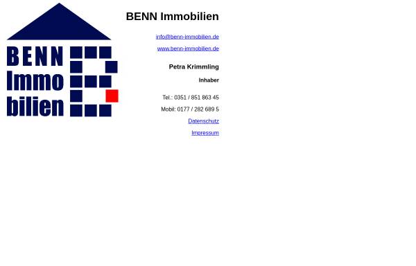 Vorschau von www.benn-immobilien.de, Benn Immobilien