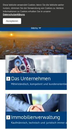 Vorschau der mobilen Webseite www.elb-immobilien-verwaltung.de, ELB- Immobilien Verwaltungs GmbH