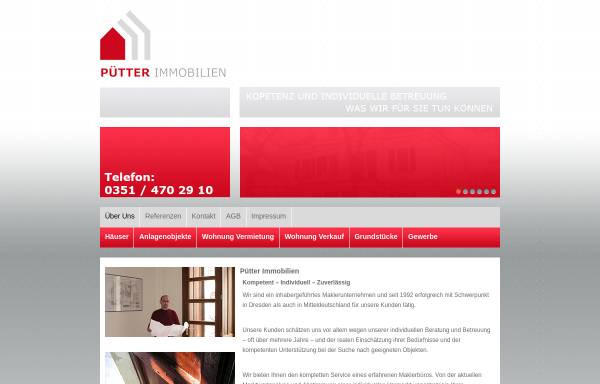 Vorschau von www.dresden-haus.de, Renè Pütter Immobilien & Projektentwicklung