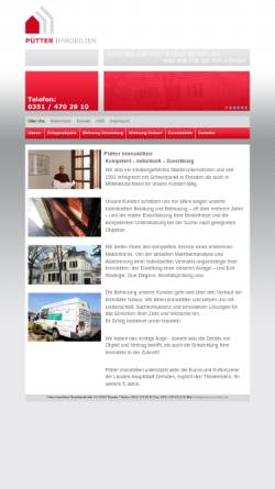 Vorschau der mobilen Webseite www.dresden-haus.de, Renè Pütter Immobilien & Projektentwicklung