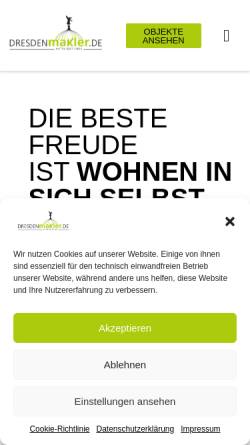 Vorschau der mobilen Webseite www.rentnow.de, Das Vermietbüro